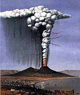 The Eruption of Vesuvius as seen from Naples, October 1822