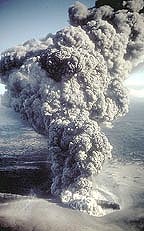 Hydrovolcanic eruption at
